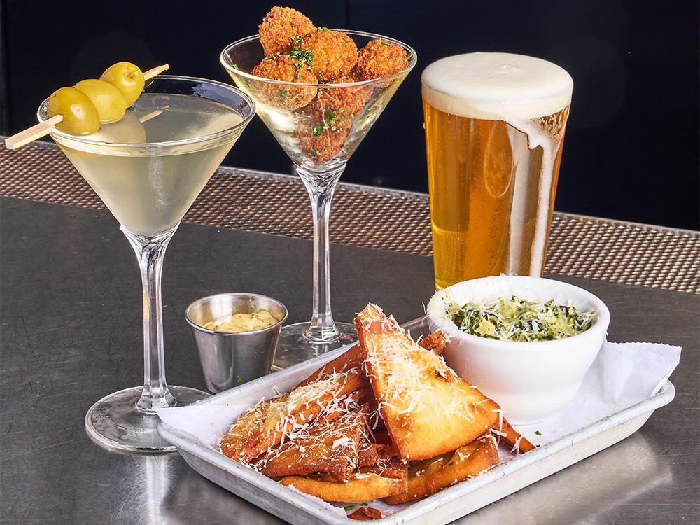 Drinks and food specials served for the best Happy Hour near Financial District, New York City.